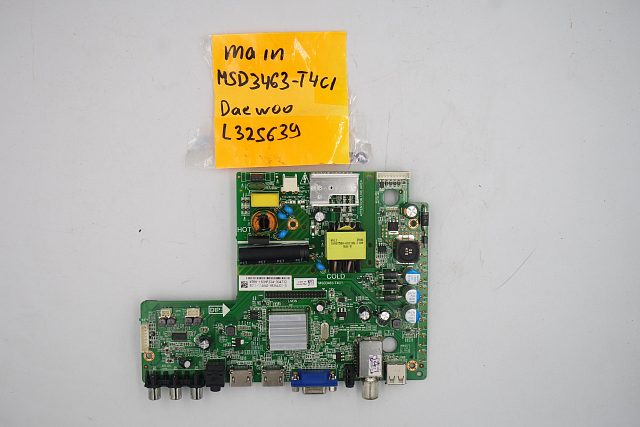 MAIN основная плата MSD3463-T4C1 Daewoo L32S639