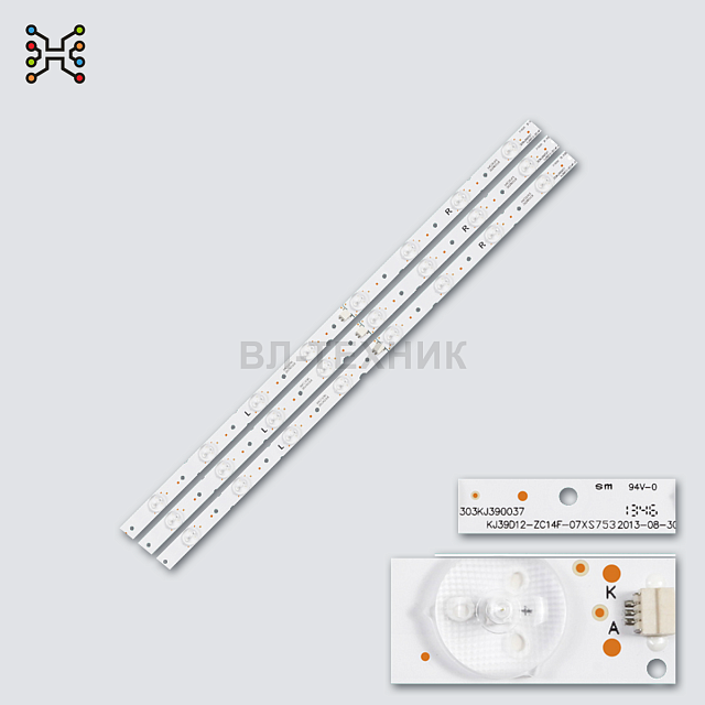 LED подсветка Saturn LED40HD500 / Haier LE39LUZ1 / Akai TVL393 / Jameson JS-39100ED / Goodmans G4022