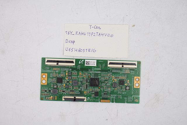 T-CON плата 18Y_RAHU11P2TA4V0.0 Dexp U65H8051E/G