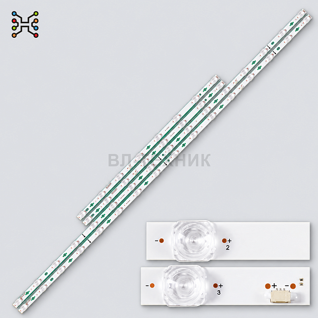 LED подсветка TCL 55RC630K / 55C635 / 55C635X1 / 55C635K / 55C635KX1 / 55C735 / 55C735X1 / 55C639 /