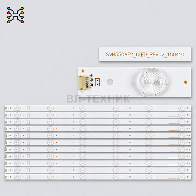 LED подсветка DEXP U55B9000H, Hisense LED55EC620UA / LED55K320U / LED55K560U / LTDN55K321 / UB55EC59