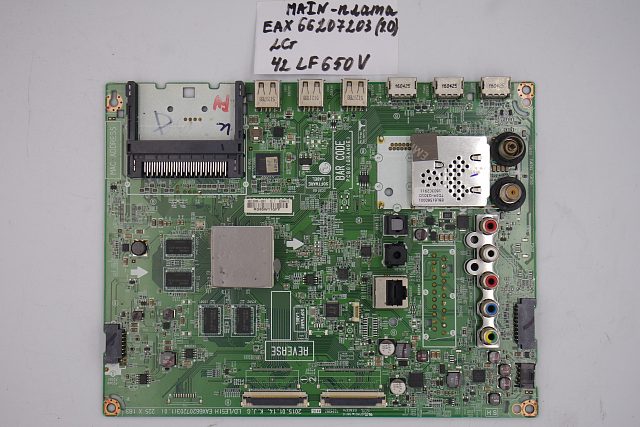 MAIN основная плата EAX66207203 (1.0) LG 42LF650V