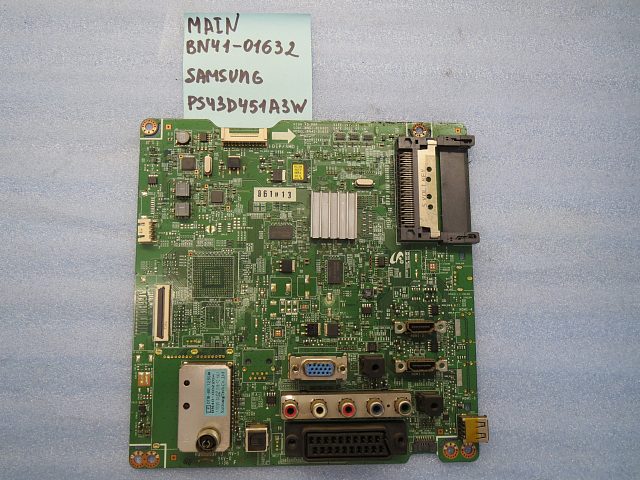 MAIN основная плата BN41-01632C Samsung PS43D451A3W