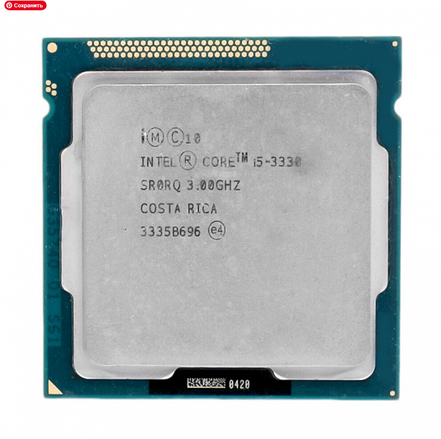 Процессор Intel core i5-3330 intel HD Graphics 2500 LGA 1155