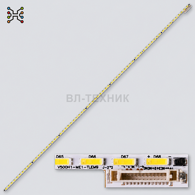 LED подсветка Toshiba 50L2336D / 50L2353RK / Haier LE50A5000 / Philips 50PFF5150 / TCL D50A710