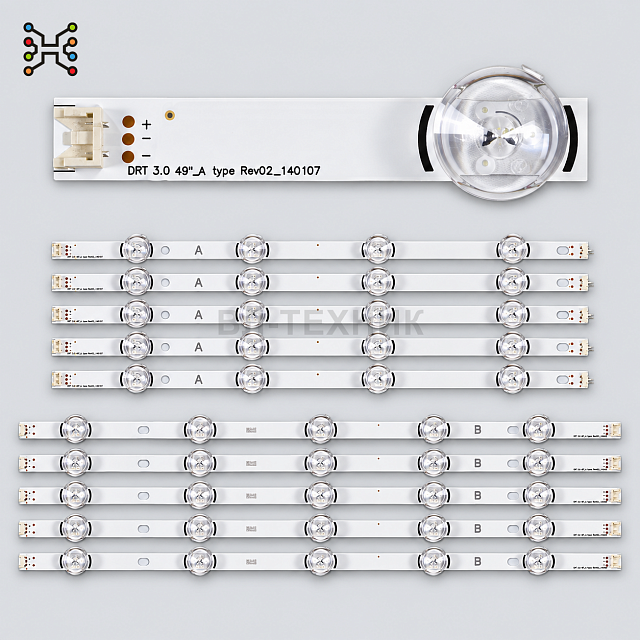 LED подсветка LG 49LB5500 / 49LB561U / 49LB5700 / 49LB580V / 49LB582V / 49LB6200 / 49LB629V / 49LF55