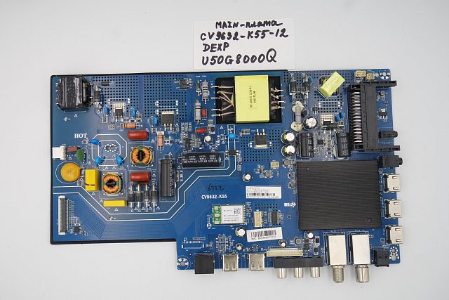 MAIN плата CV9632-K55-12  Dexp U50G8000Q