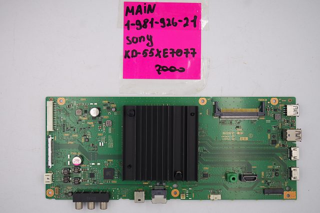 MAIN основная плата 1-981-926-21 Sony KD-55XE7077