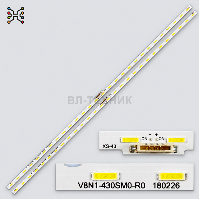 LED подсветка Samsung UE43NU7100 / UE43NU7120 / UE43NU7170 / UE43NU7020 / UE43NU7095 / UE43NU7199 /