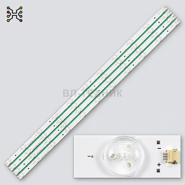 LED подсветка DEXP F40B7000H / Supra STV-LC40T871FL / Hisense LTDN40D36EU / LTDN40D39AT / LTDN40D36T