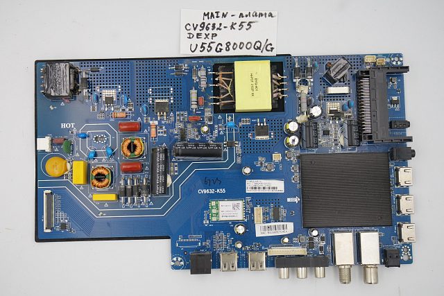 MAIN плата CV9632-K55 Dexp U55F8000Q/G