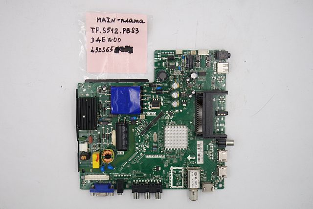 MAIN основная плата TP.S512.PB83 Daewoo L32S65