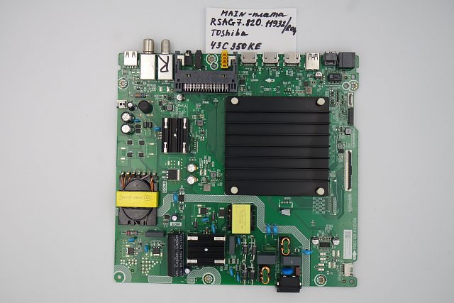 MAIN плата RSAG7.820.11932/R0H Toshiba 43C350KE