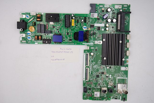 MAIN плата TPD.RT2875T.PC731 (T) LG 43UA74006LB