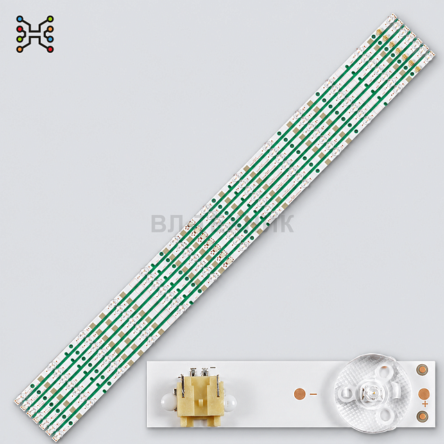 LED подсветка Toshiba 47L7453D 47L7453DB 47L7463DG 47M7463D 47M7453D 47M7456D - SVT470A47_REV04 R/L,