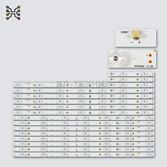 LED подсветка Panasonic TX-55AX630 / TX-55AX630B / TX-55AX630E / TX-55AXW634 / TX-55DS500B / TX-55DS
