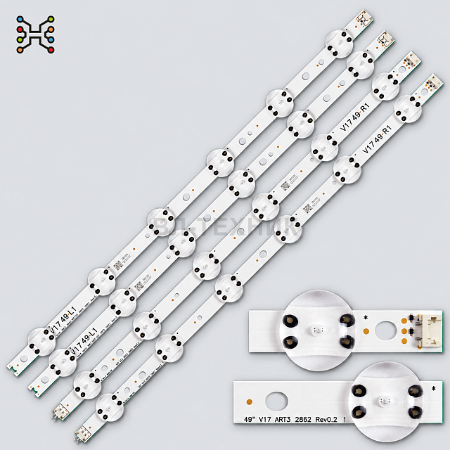 LED подсветка LG 49LJ510V / 49LJ550V / 49LJ594V / 49LJ595V / 49LJ610V / 49LJ614T / 49LJ614V / 49LJ61