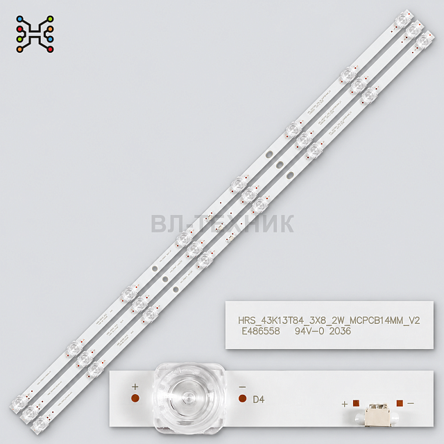 LED подсветка Xiaomi Mi TV 4S 43 L43M5-5A L43M5-5S Xiaomi L43M5-ES L43M5-EX - HRS_43K13T84, JL.D4308