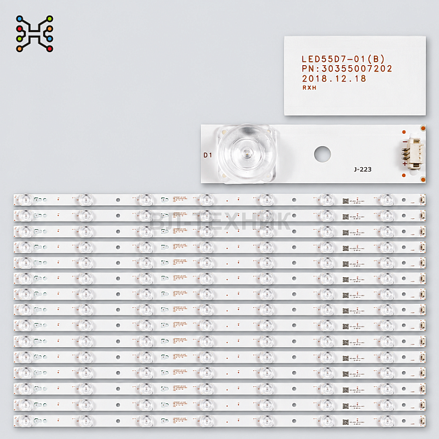 LED подсветка Haier LE55B510N / LE55B510X / LE55A7100L, LG 55LA6200 / 55LN5400-ZA, JVC LT-55EM75 / L