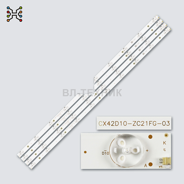 LED подсветка BBK 42LEM-1027 / 42LEX-5027 / 42LEX-5026 / 42LEX-5037 / Mystery MTV-4228LTA2 / MTV-422