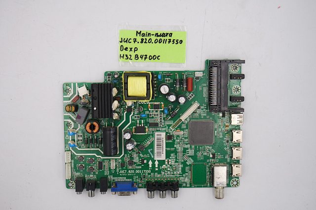 MAIN основная плата JUC7.820.00117550 Dexp H32B4700C