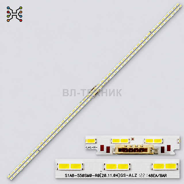 LED подсветка Samsung UE55AU8000U / UE55AU8005K / UE55AU8040U / UE55AU9000U, S1A8-550SM0-R0