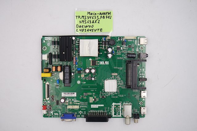 MAIN плата TP.MS3463S.PB782 3MS63AX2 Daewoo L40S645VTE