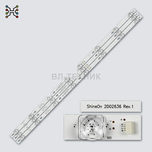 LED подсветка TCL 43S303 / 43S305 / 43S403 / 43S405 / 43S62A / 43S6000FS / D43A810 / L43P1A / U43P60