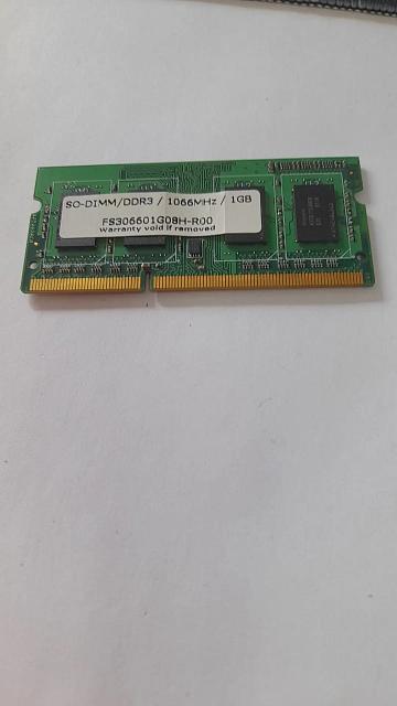 Оперативная память SODIMM 1066Mhz 1gb