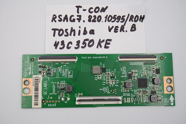 T-CON плата RSAG7.820.10595/ROH VER.B Toshiba 43C350KE