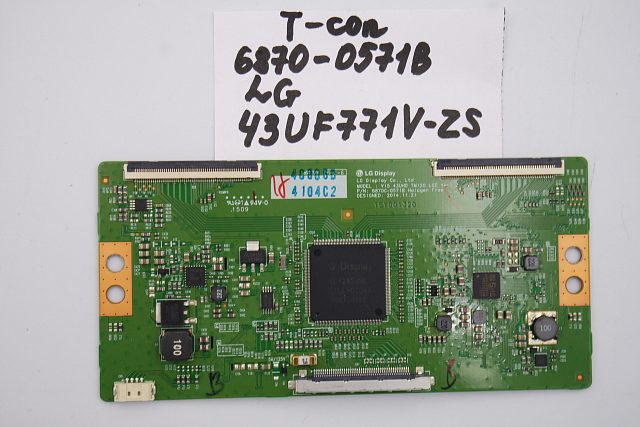 T-CON плата 6870C-0571B LG 43UF771V-ZS