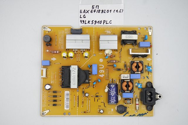 Блок питания EAX67189201 (1.6) LG 49LK5910PLC