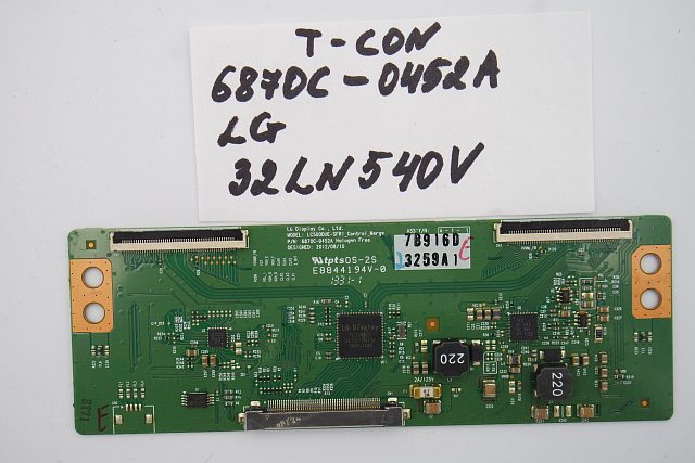 T-CON плата 6870C-0452A LG 32LN540V