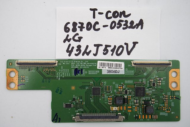 T-CON плата 6870C-0532A LG 43LJ510V