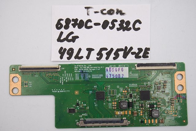 T-CON плата 6870C-0532C LG 49LJ515V-ZE